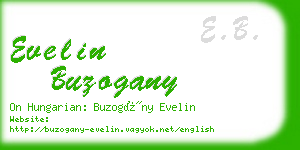 evelin buzogany business card